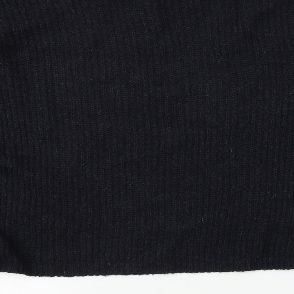 talasa Womens Black Pullover Jumper Size M