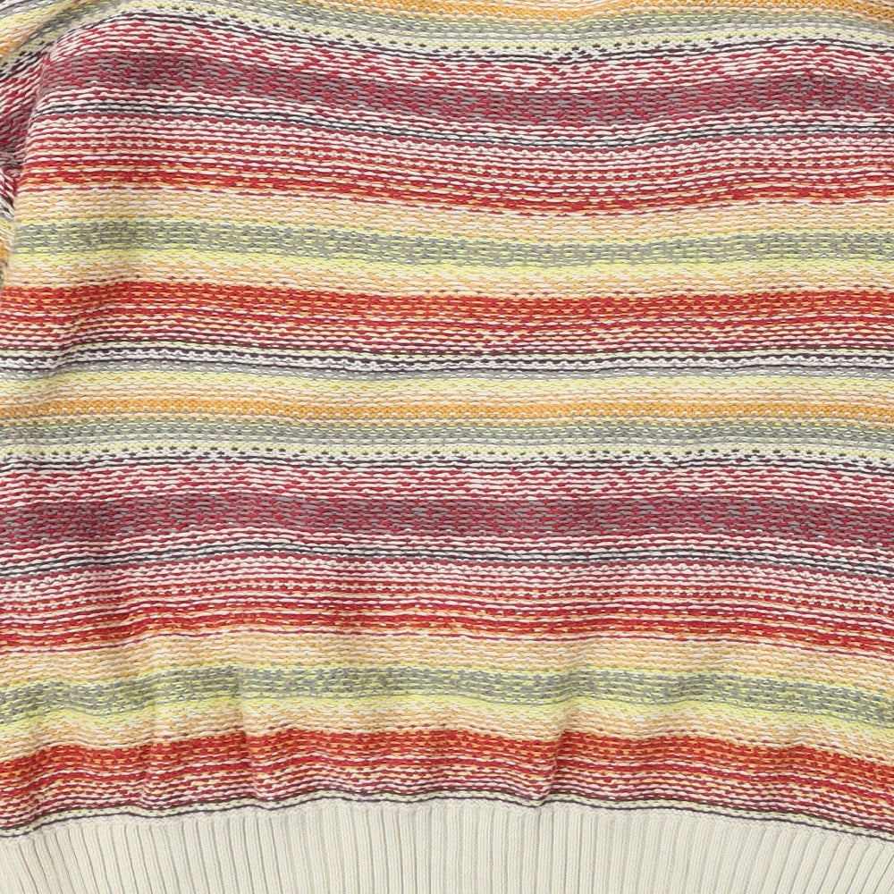 Lois Womens Pink Pullover Jumper Size M