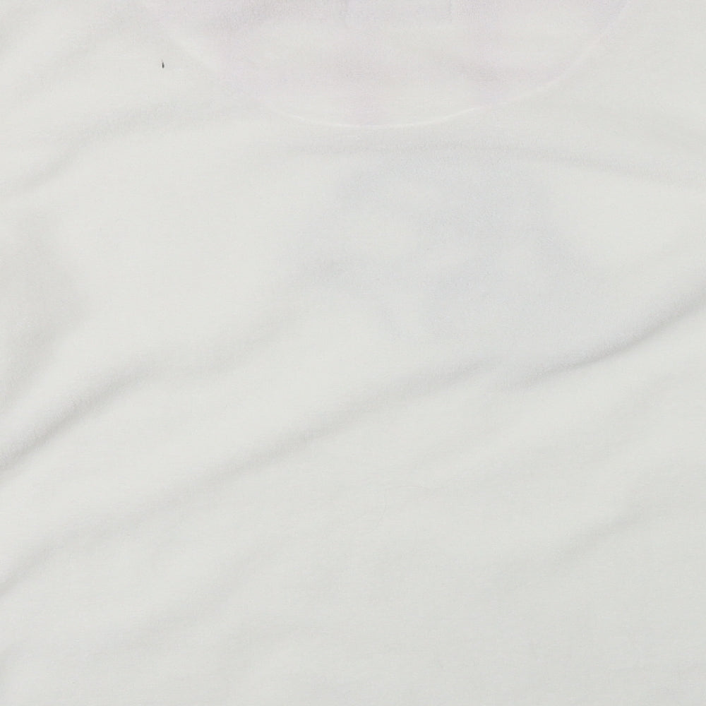 autum faith Womens White Pullover Jumper Size XL