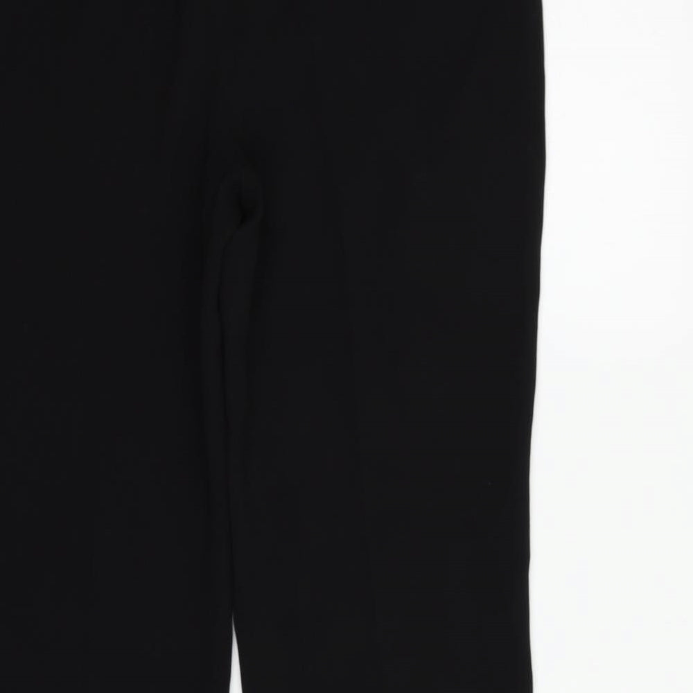 Damsel Womens Black Trousers Size 12 L26 in