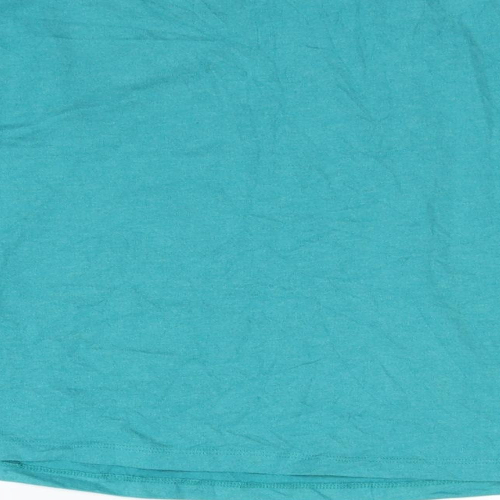 Marks & Spencer Womens Blue Basic T-Shirt Size S