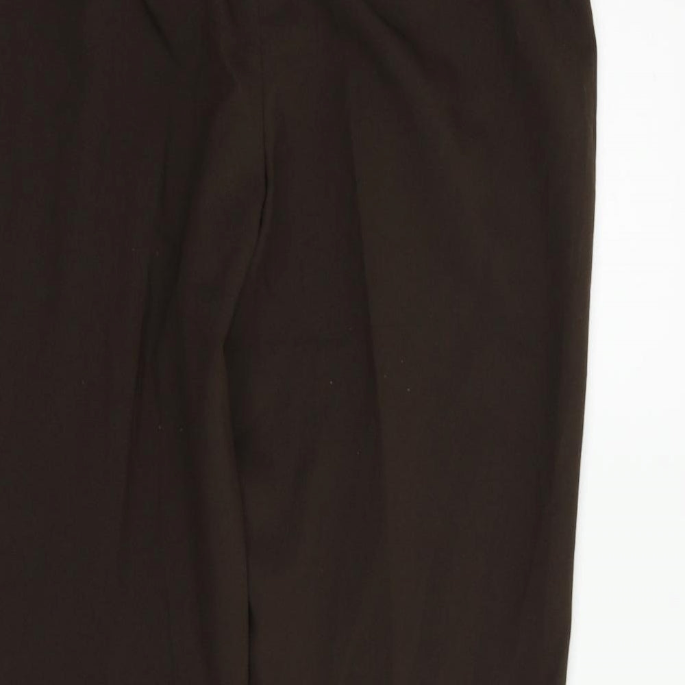 Classics Womens Brown Trousers Size 16 L24 in