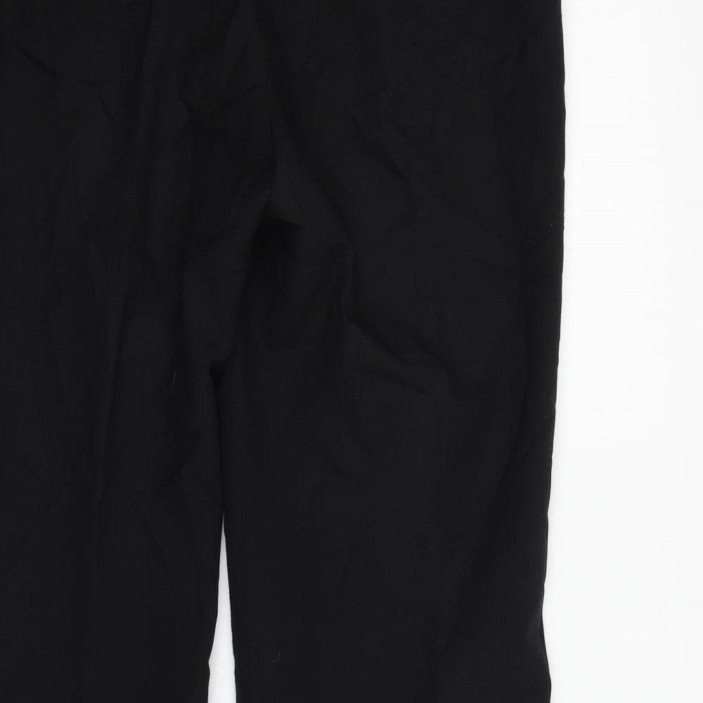 F&F Womens Black Trousers Size 14 L24 in