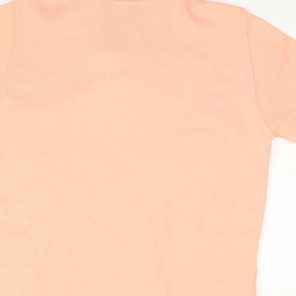 Preworn Womens Orange Pullover Jumper Size M