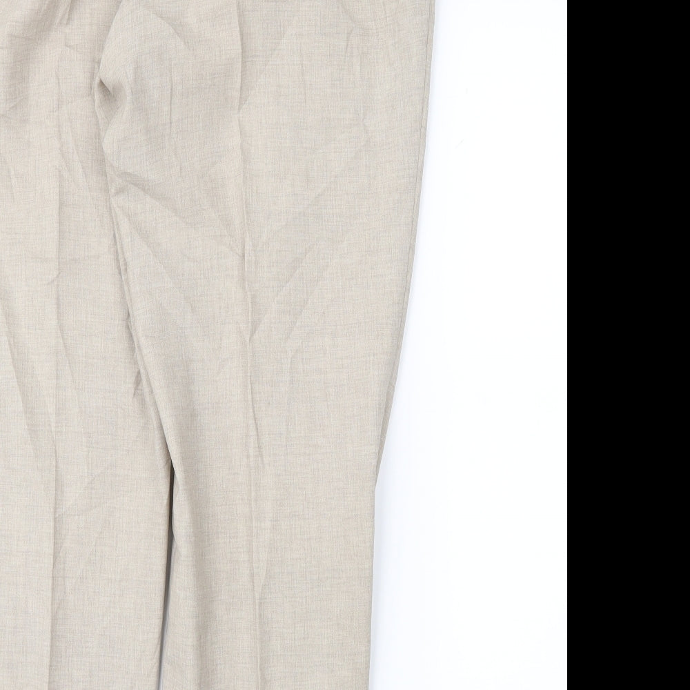 First Avenue Womens Beige Trousers Size 34 in L28 in