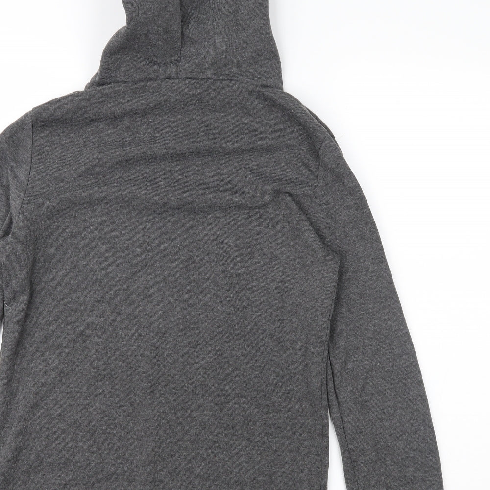 Kivenst Womens Grey Pullover Hoodie Size M