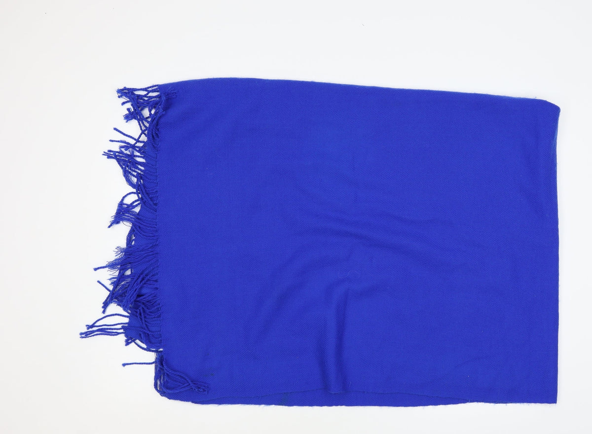 Preworn Womens Blue Shawl/Wrap