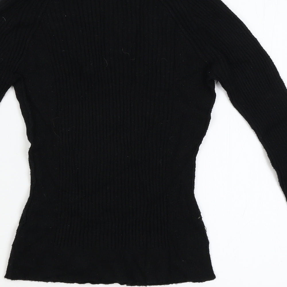 Preworn Womens Black Pullover Jumper Size S