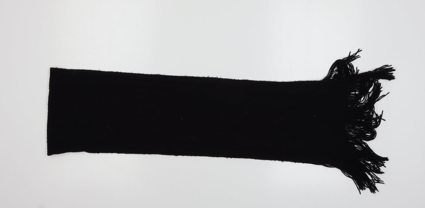 Preworn Unisex Black Scarf Size Regular