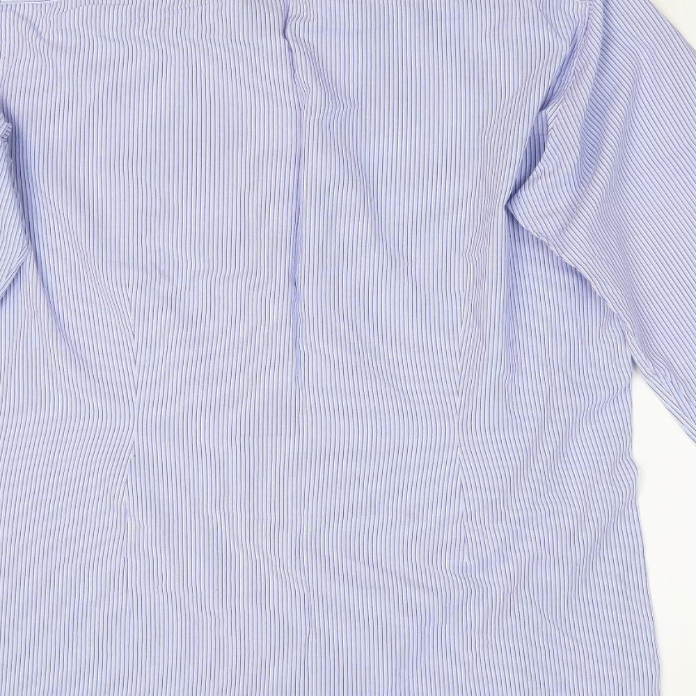 Next Mens Black Striped Dress Shirt Size 42