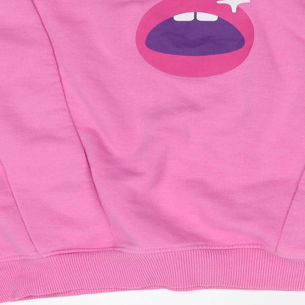 Primark Womens Pink Fleece Sweatshirt Size XS