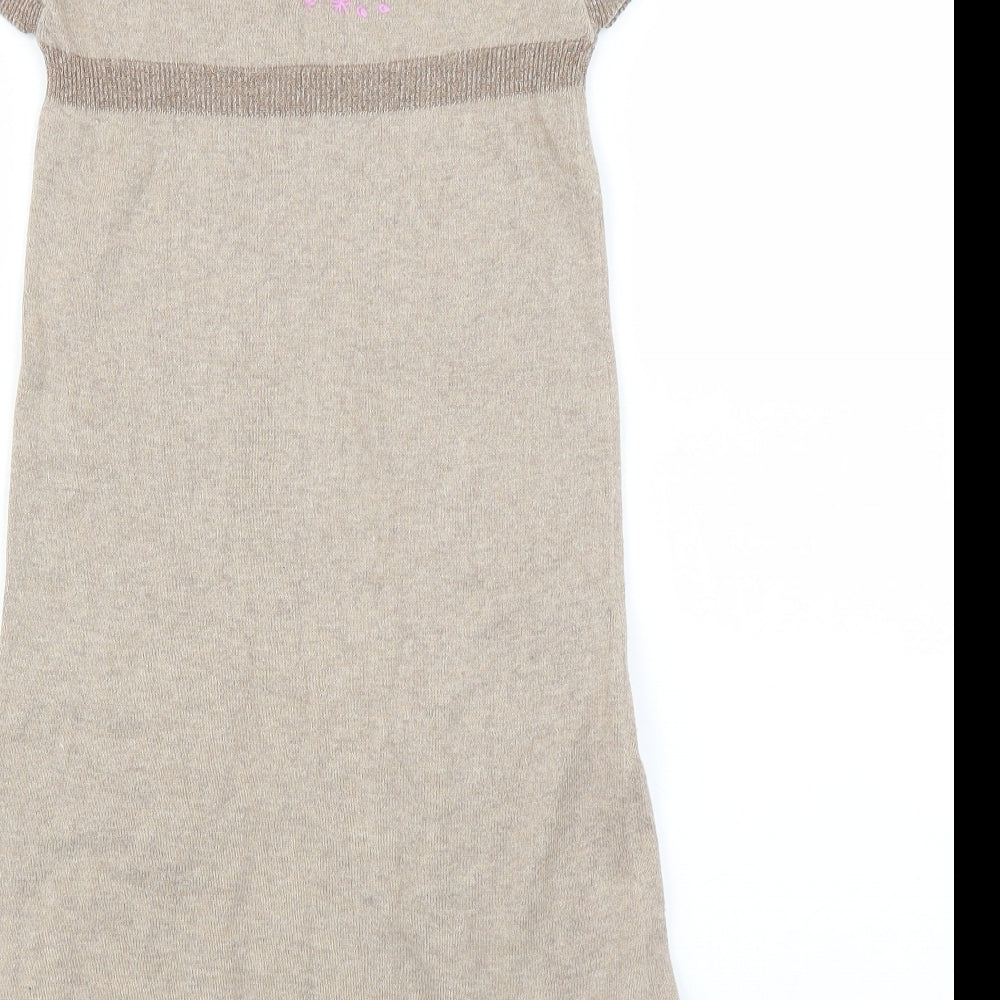 Lisa Rose Girls Brown Fit & Flare Size 10 Years