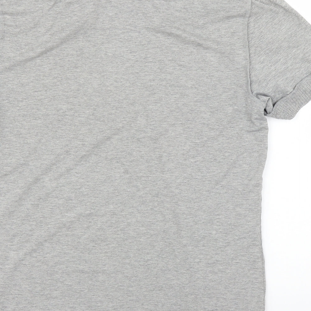 New Look Womens Grey Basic T-Shirt Size S
