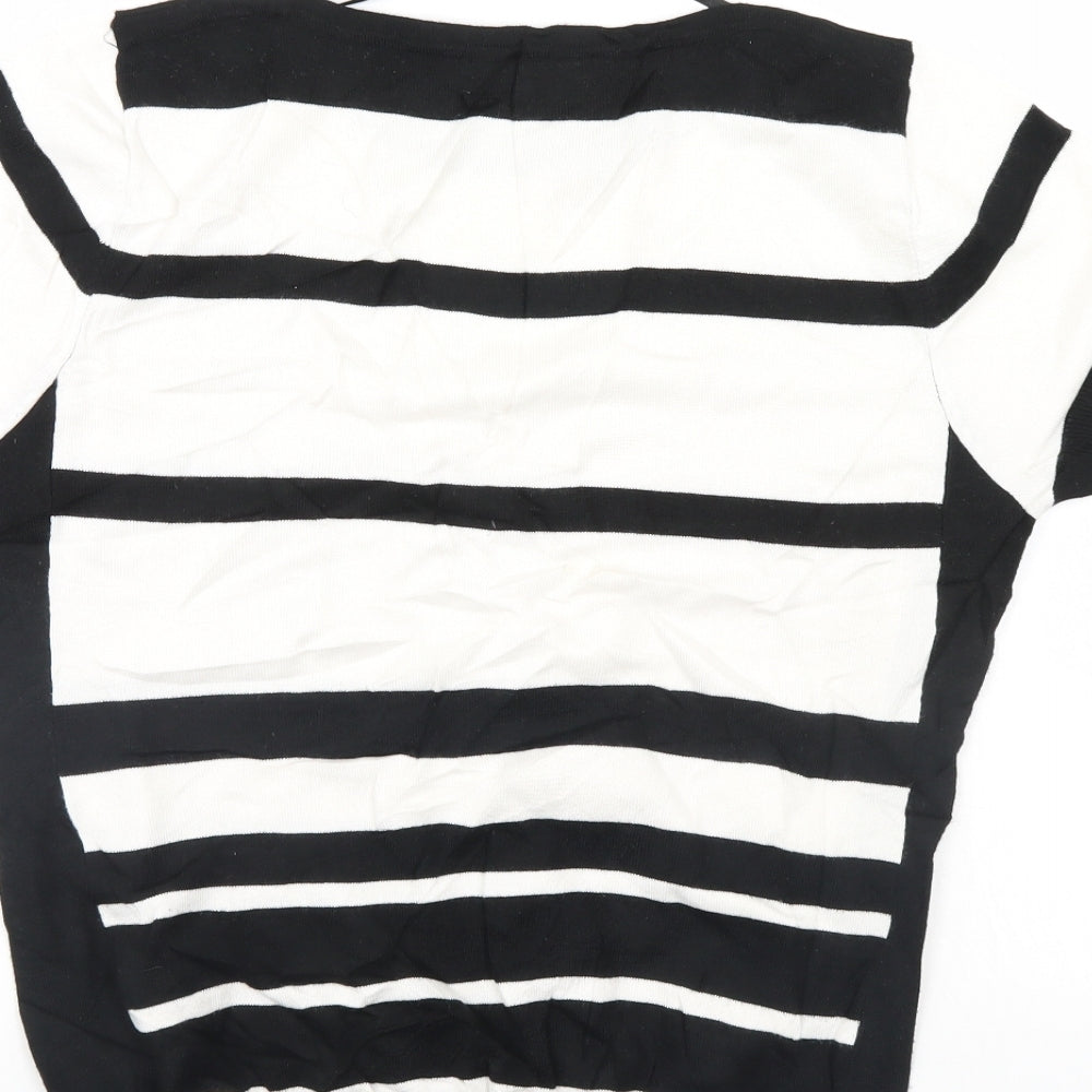 Just Elegance Womens Multicoloured Striped Pullover Jumper Size L