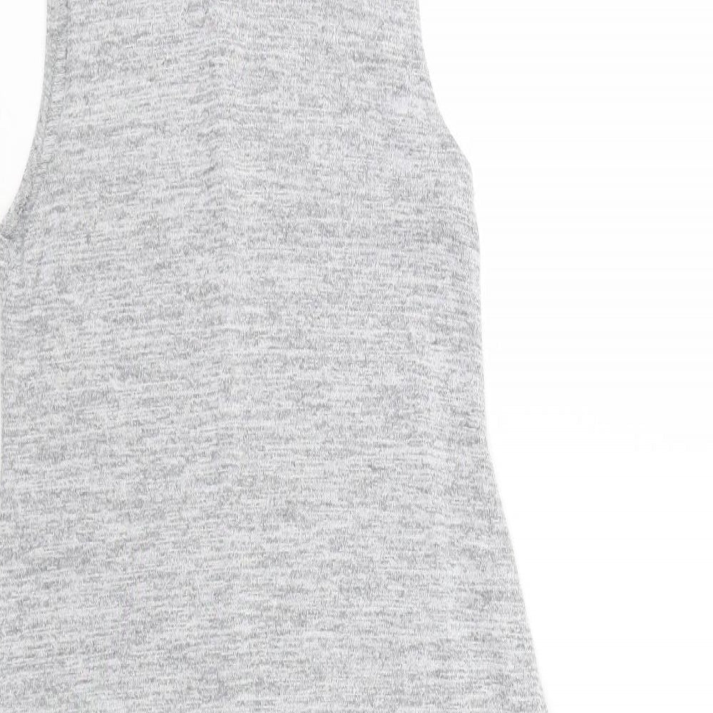 New Look Womens Grey Tank Dress Size 8