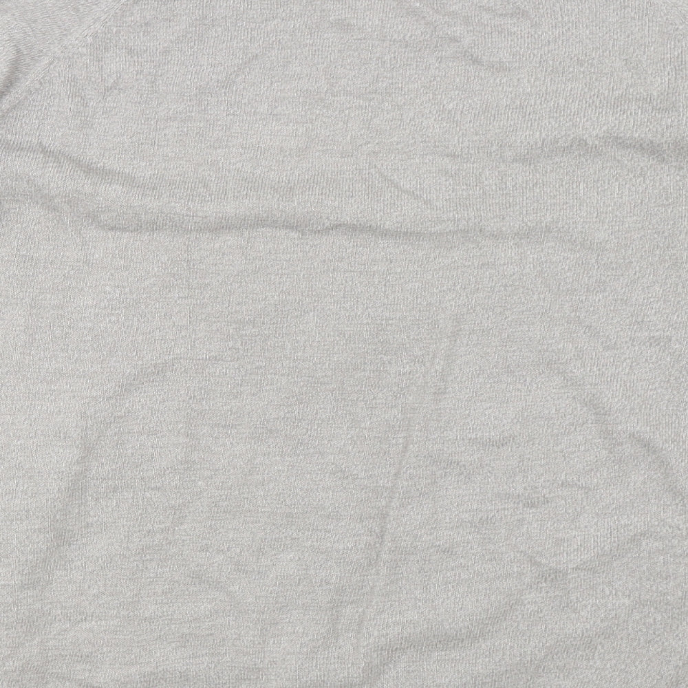 Atlantic Bay Mens Grey Pullover Jumper Size S