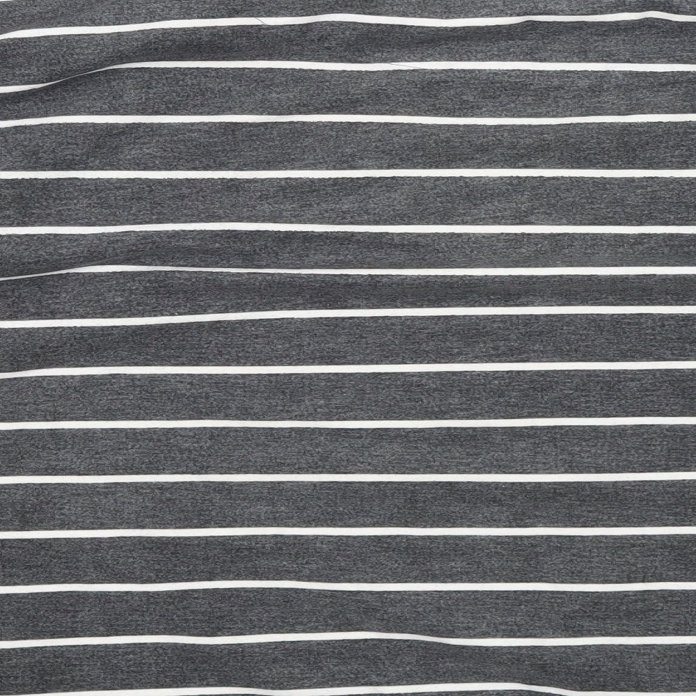 NEXT Womens Grey Striped Pullover Jumper Size 10 - Bonnie Nuit