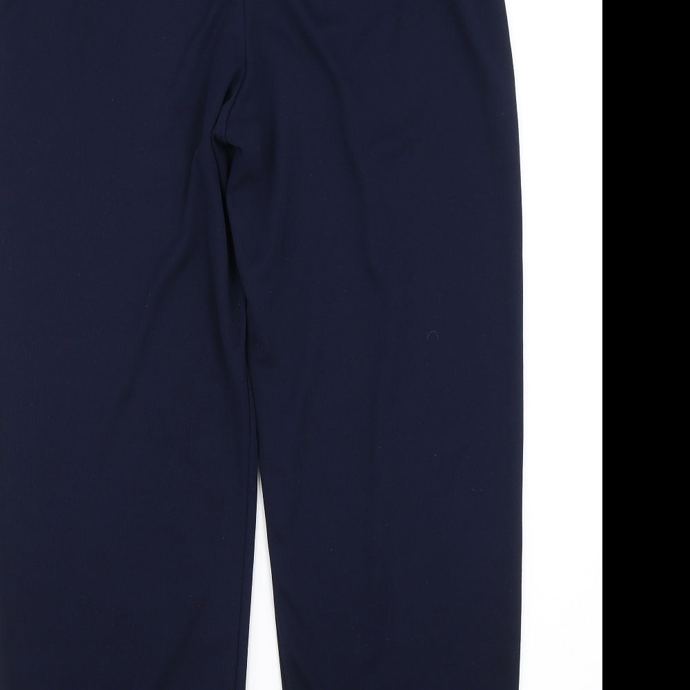 Daxon Womens Blue Capri Trousers Size 14 L25 in
