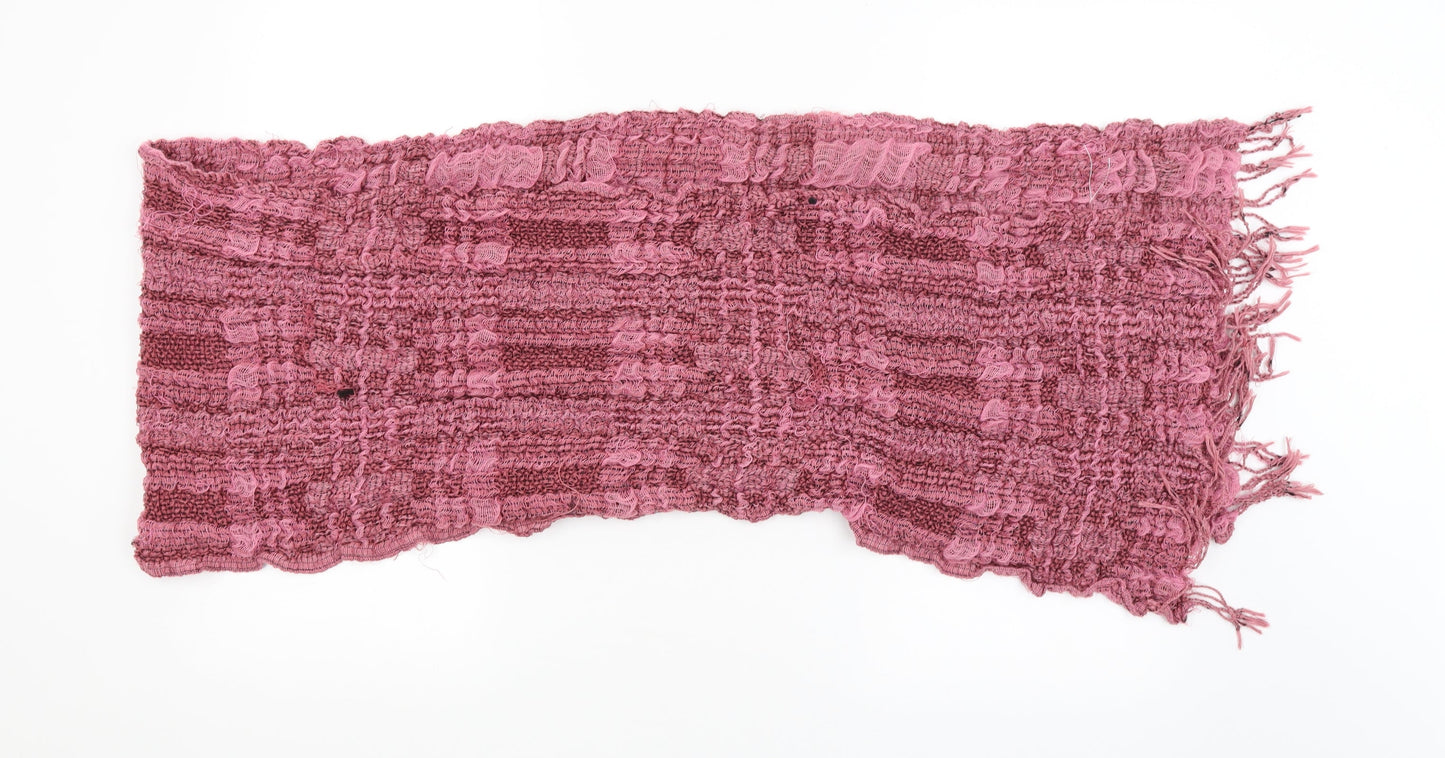 Preworn Womens Pink Scarf