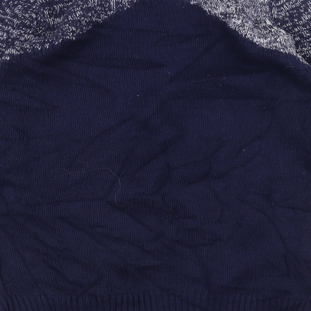 Gap Mens Blue Knit Pullover Jumper Size L
