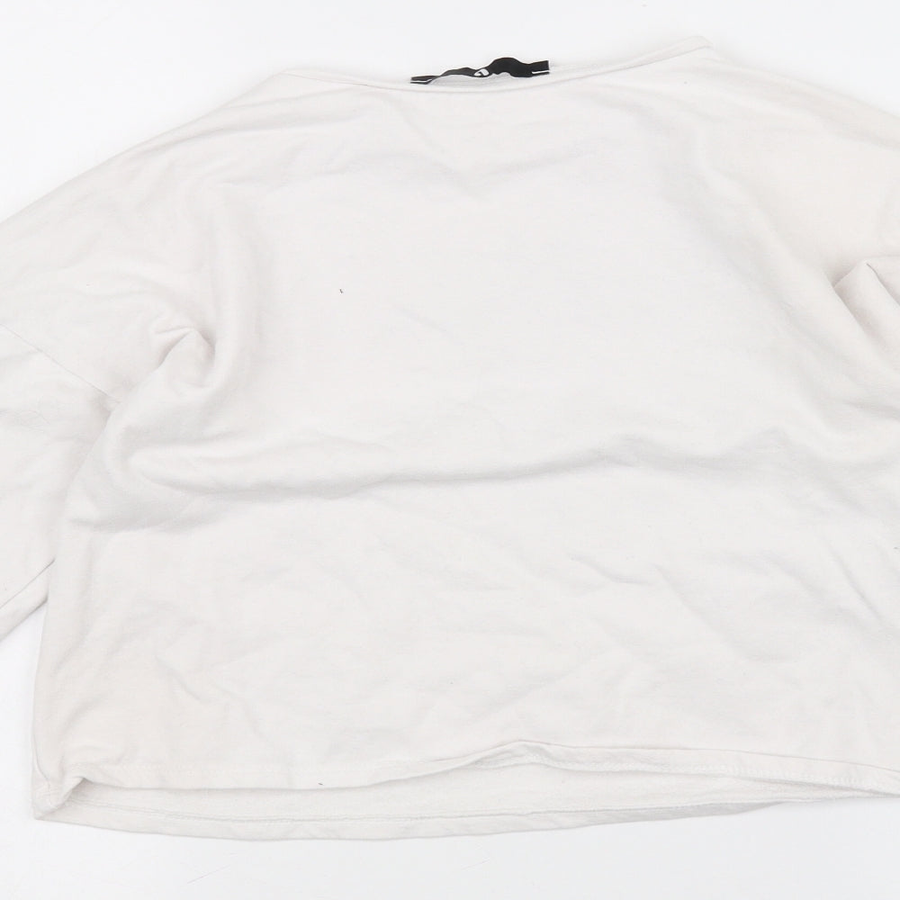 Very Girls White Pullover Jumper Size 11 Years