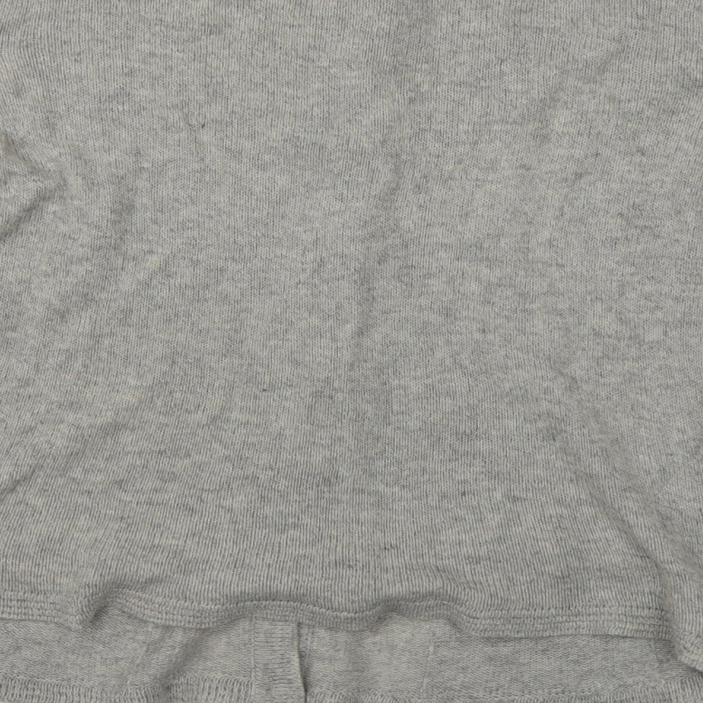 caroline blackmore Womens Grey Cardigan Jumper Size 14