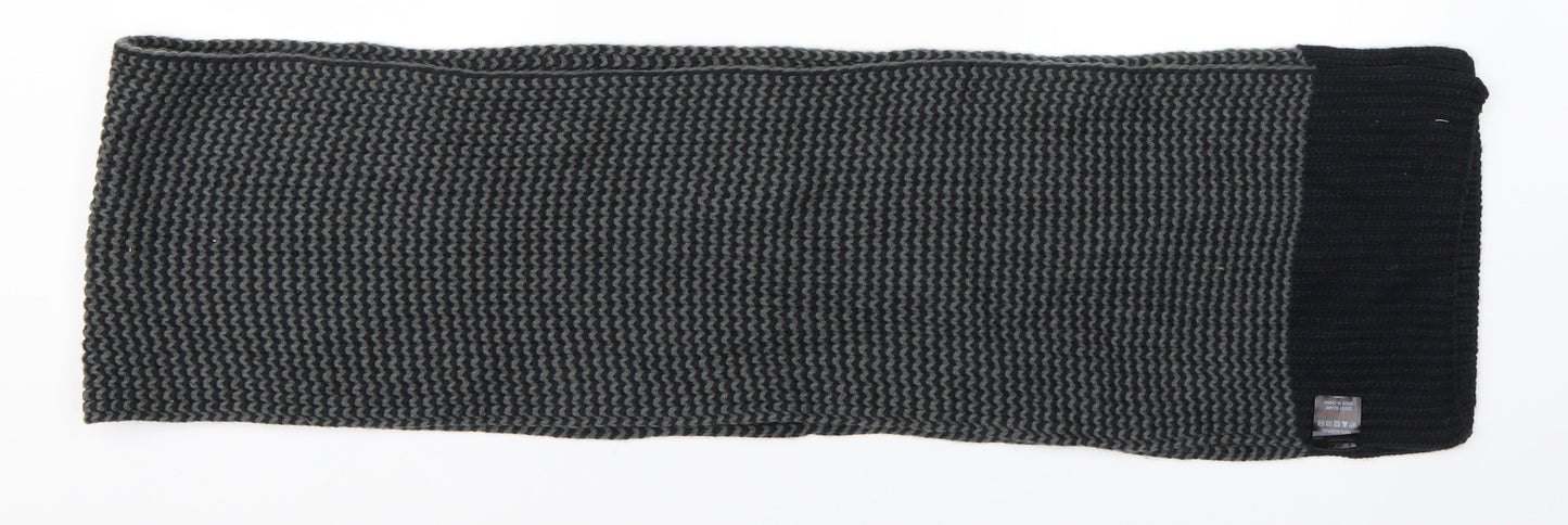 ziggy scarf Unisex Grey Herringbone Scarf