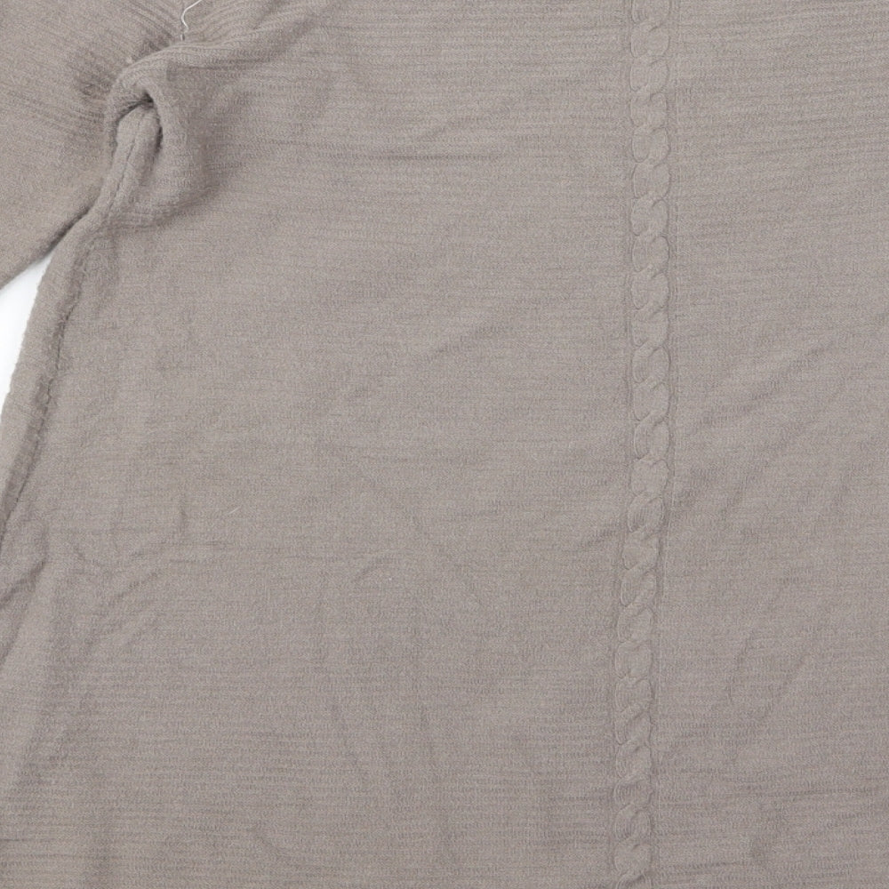 Preworn Womens Beige Pullover Jumper Size M