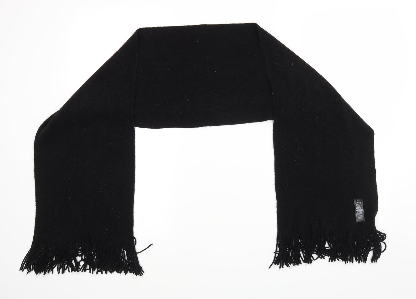 M&S Unisex Black Scarf