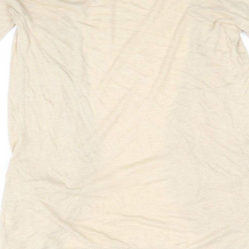 Atmosphere Womens Beige Wrap Jumper Size 14