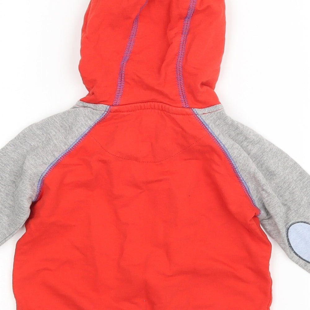 TU Baby Red Full Zip Jumper Size 6-9 Months - Rockets