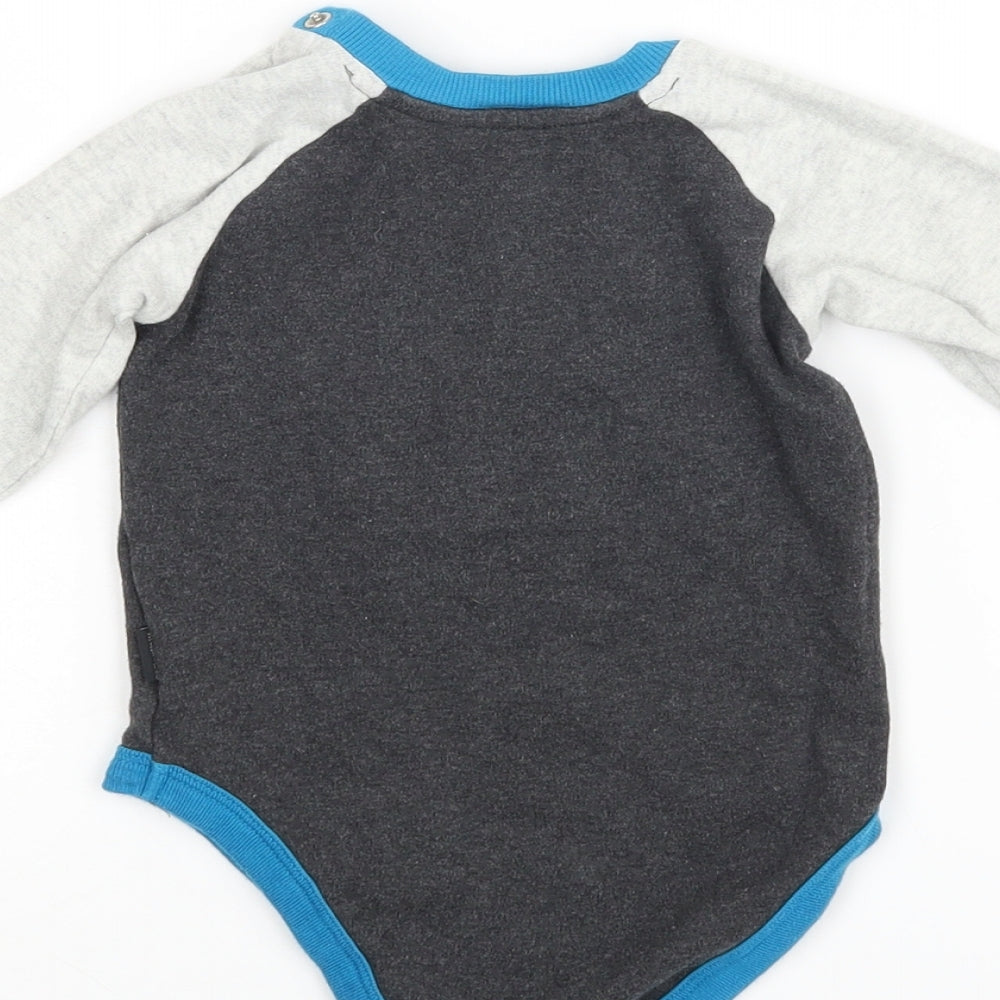 Nutmeg Boys Grey Babygrow One-Piece Size 12 Months