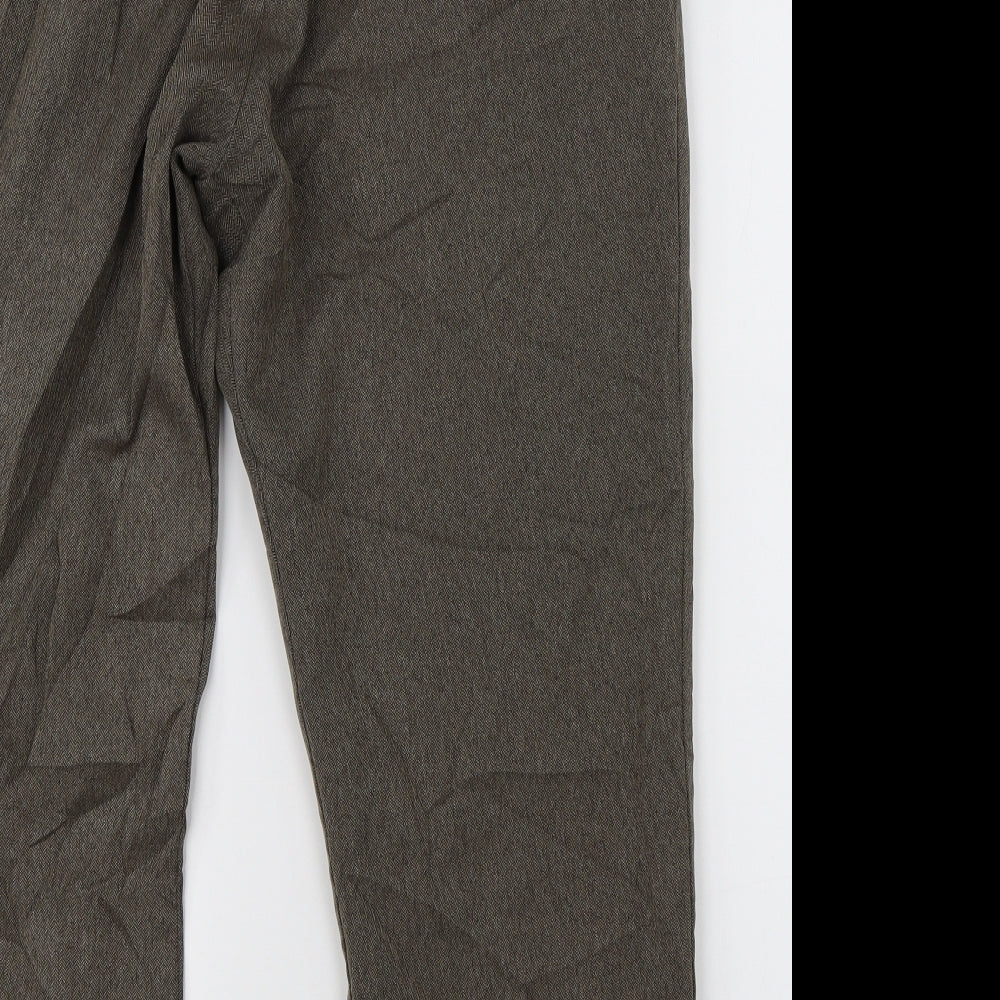 Preworn Womens Brown Trousers Size S L23 in