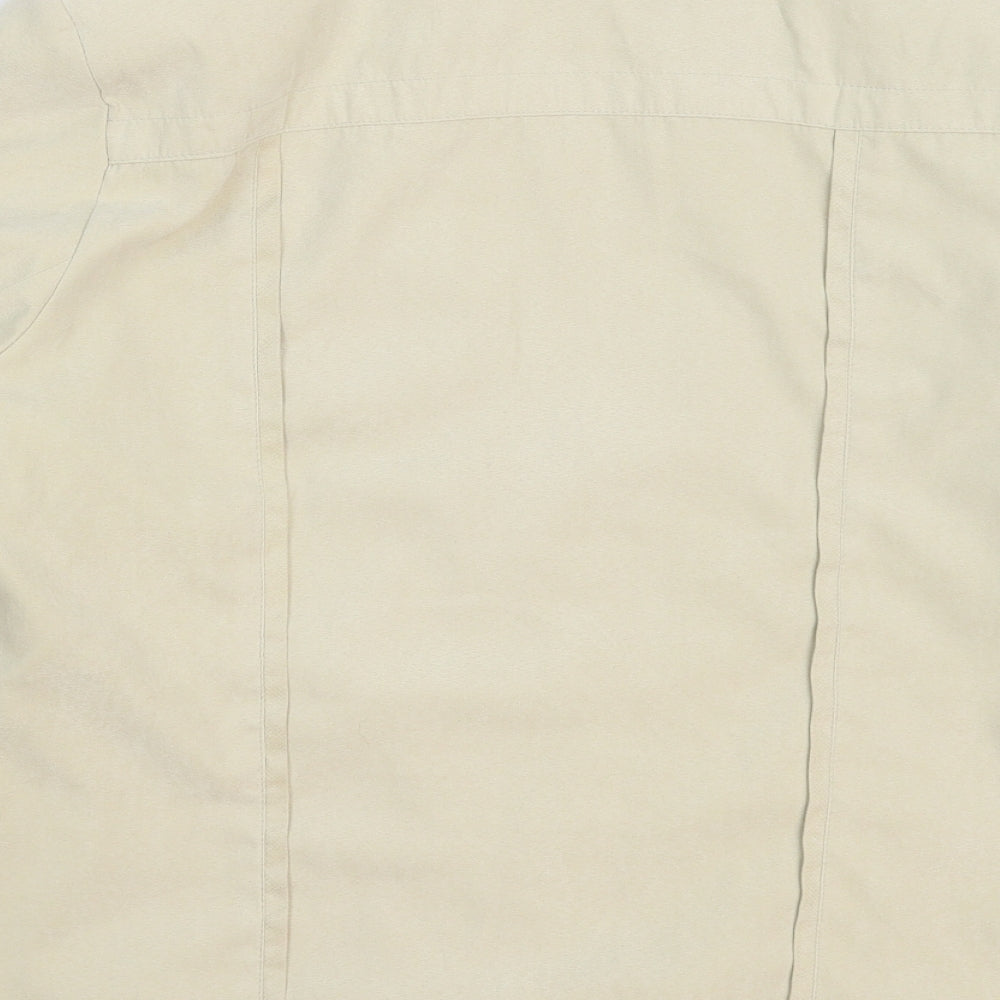 EWM Womens Beige Jacket Blazer Size 12