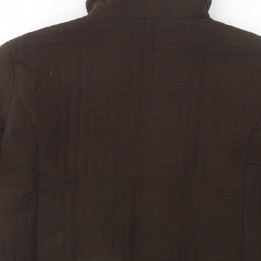Canda Womens Brown Jacket Size 16