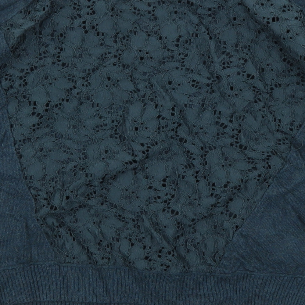 Topshop Womens Blue Pullover Jumper Size 10