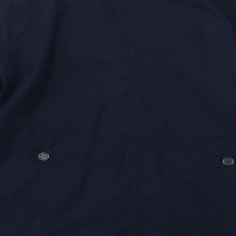 Marks and Spencer Womens Blue Overcoat Coat Size 16