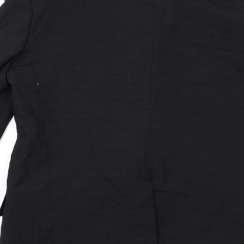 NEXT Mens Black Jacket Suit Jacket Size 38