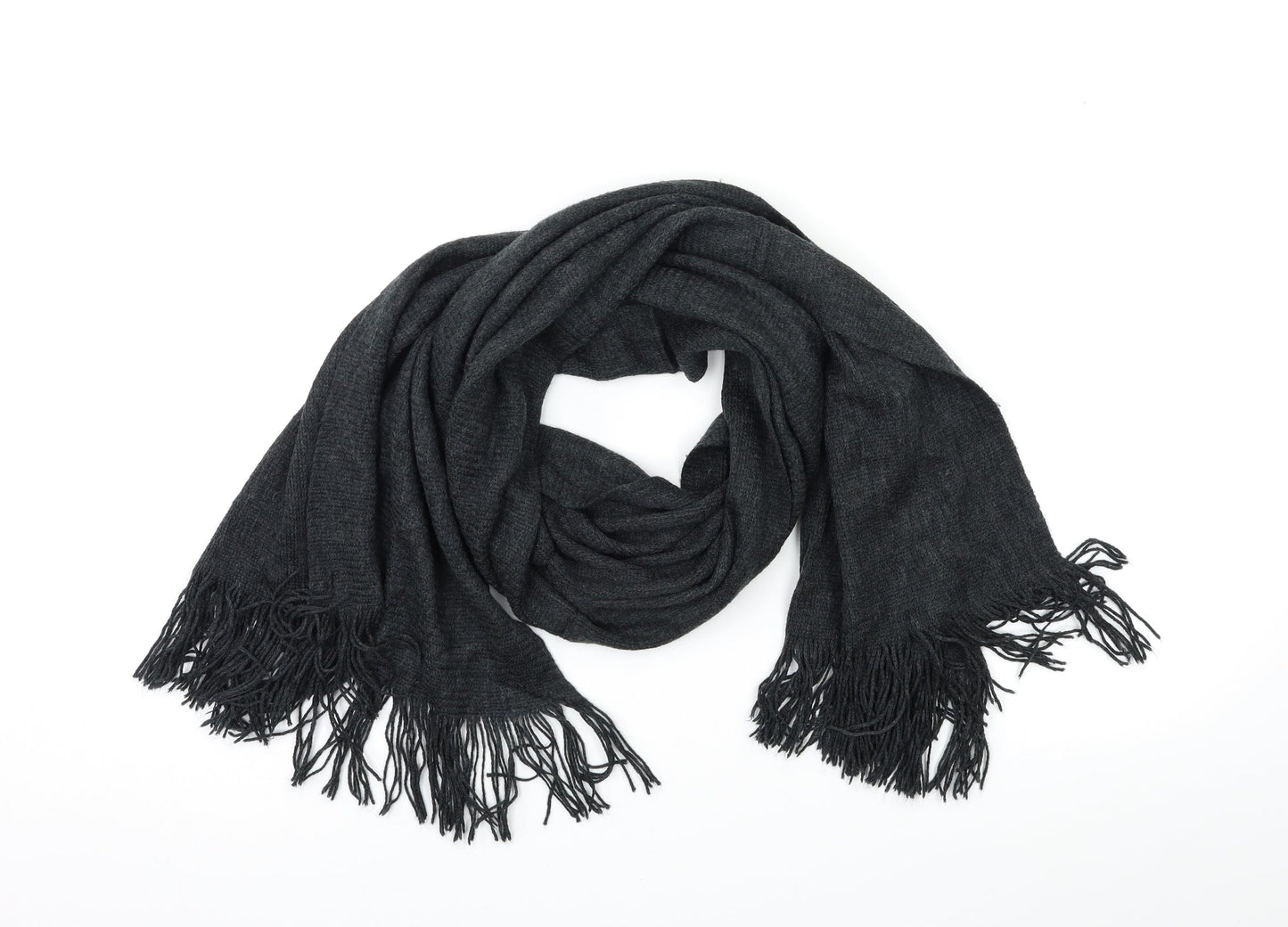 Preworn Mens Grey Scarf One Size
