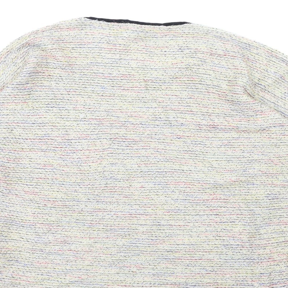 Topshop Womens Beige Knit Pullover Jumper Size 8
