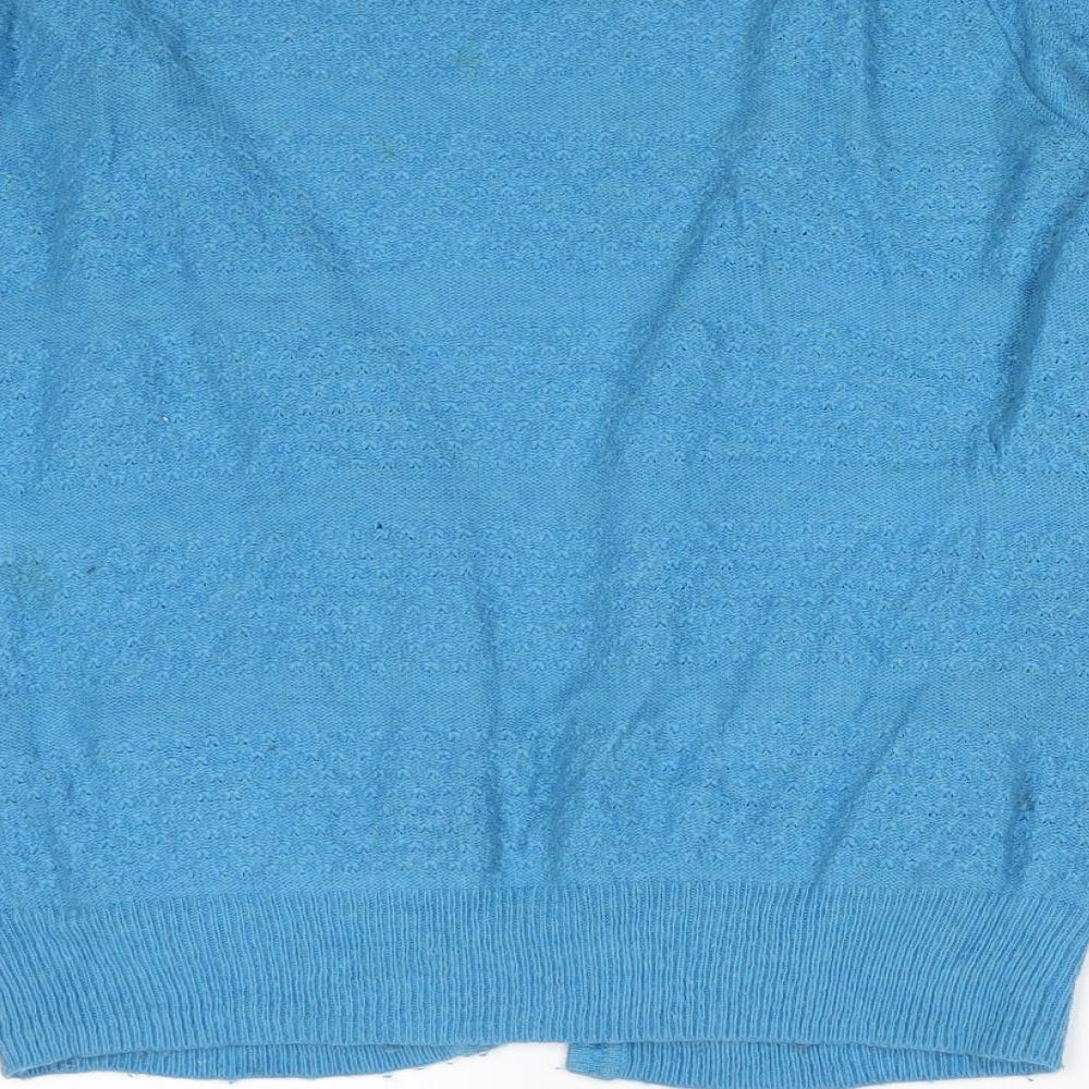 Topshop Womens Blue Cardigan Jumper Size 10