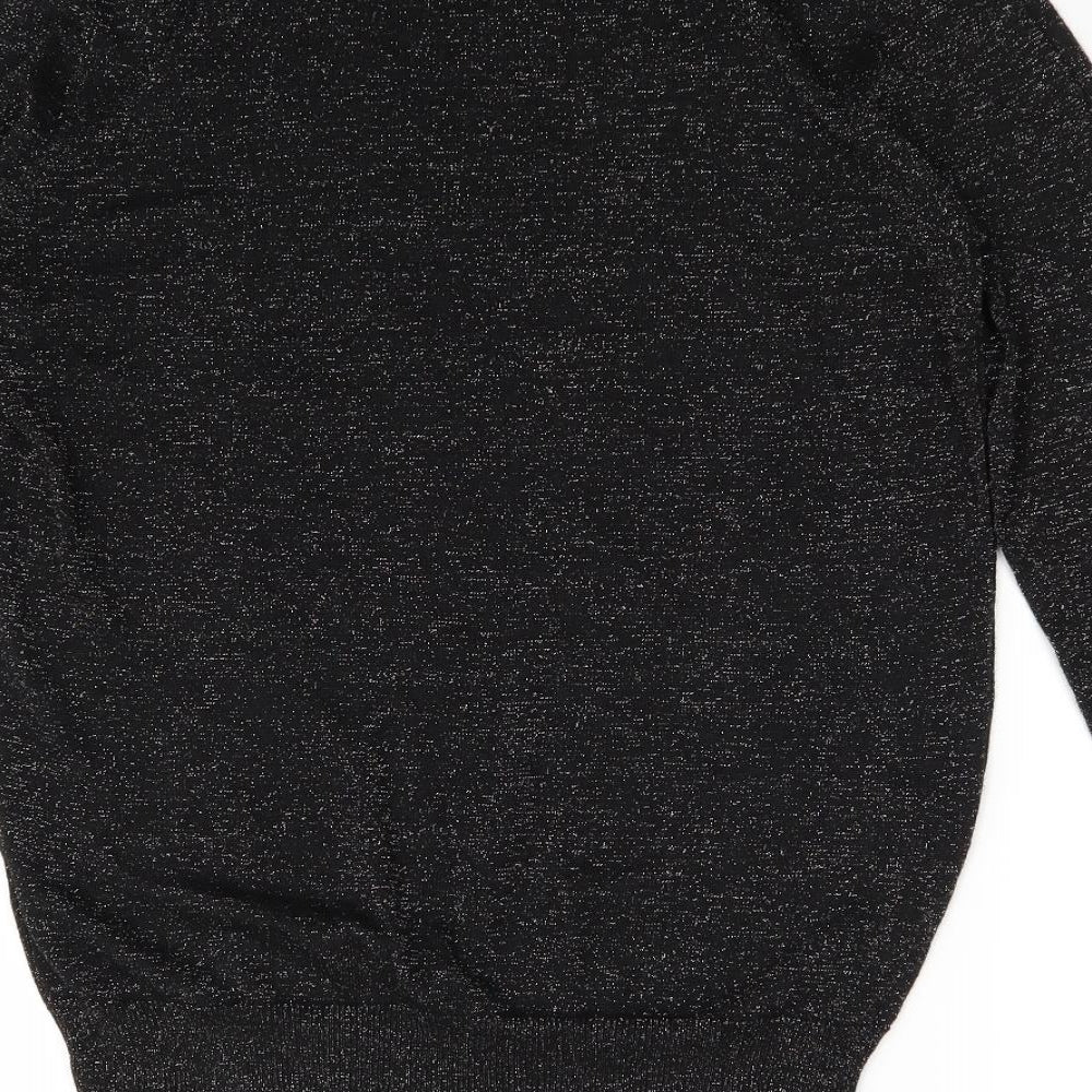 Atmosphere Womens Black Pullover Sweatshirt Size 16