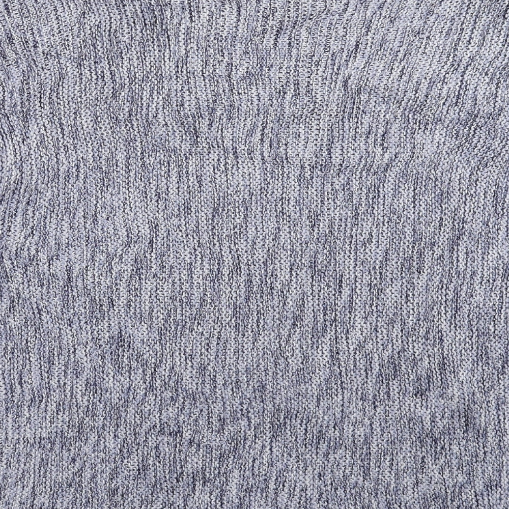 H&M Womens Blue Knit Pullover Jumper Size L