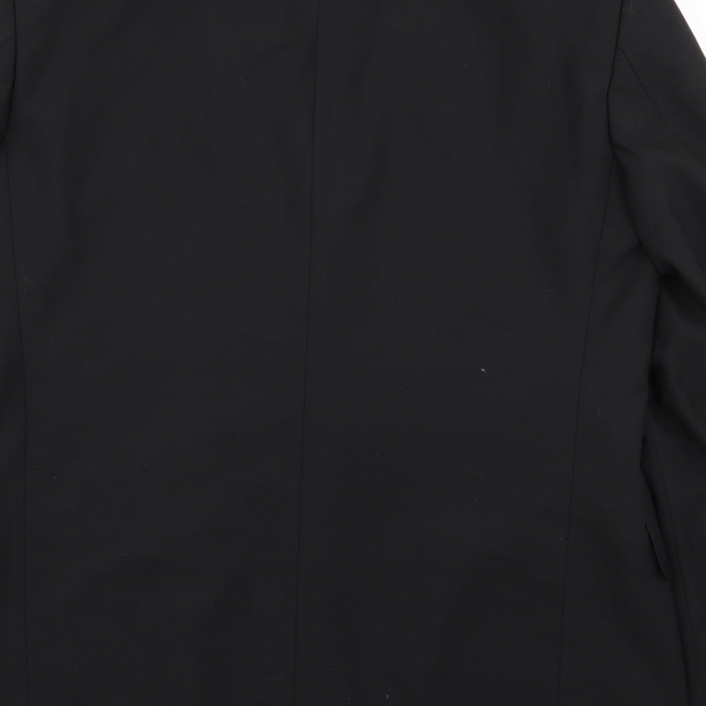 Taylor & Wright Mens Black Jacket Blazer Size 40