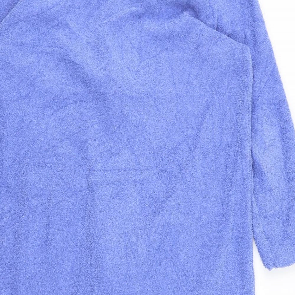 m&s Womens Blue Floral Jacket Size 12