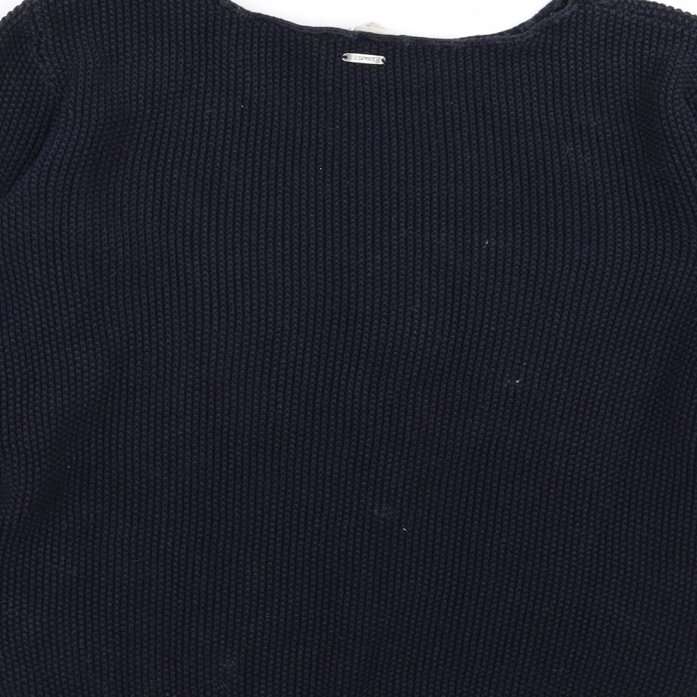 Esprit Womens Blue Pullover Jumper Size XS