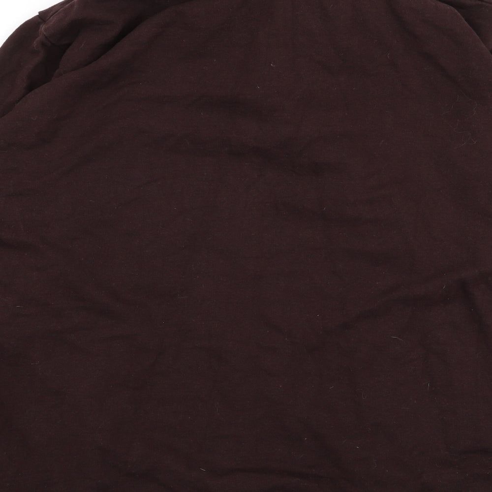 Boohoo Womens Brown Pullover Jumper Size 10