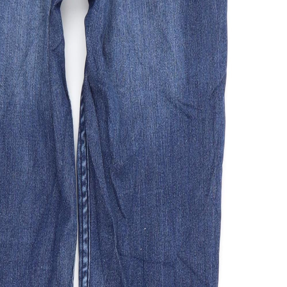 H&M Womens Blue Skinny Jeans Size 8 L32 in