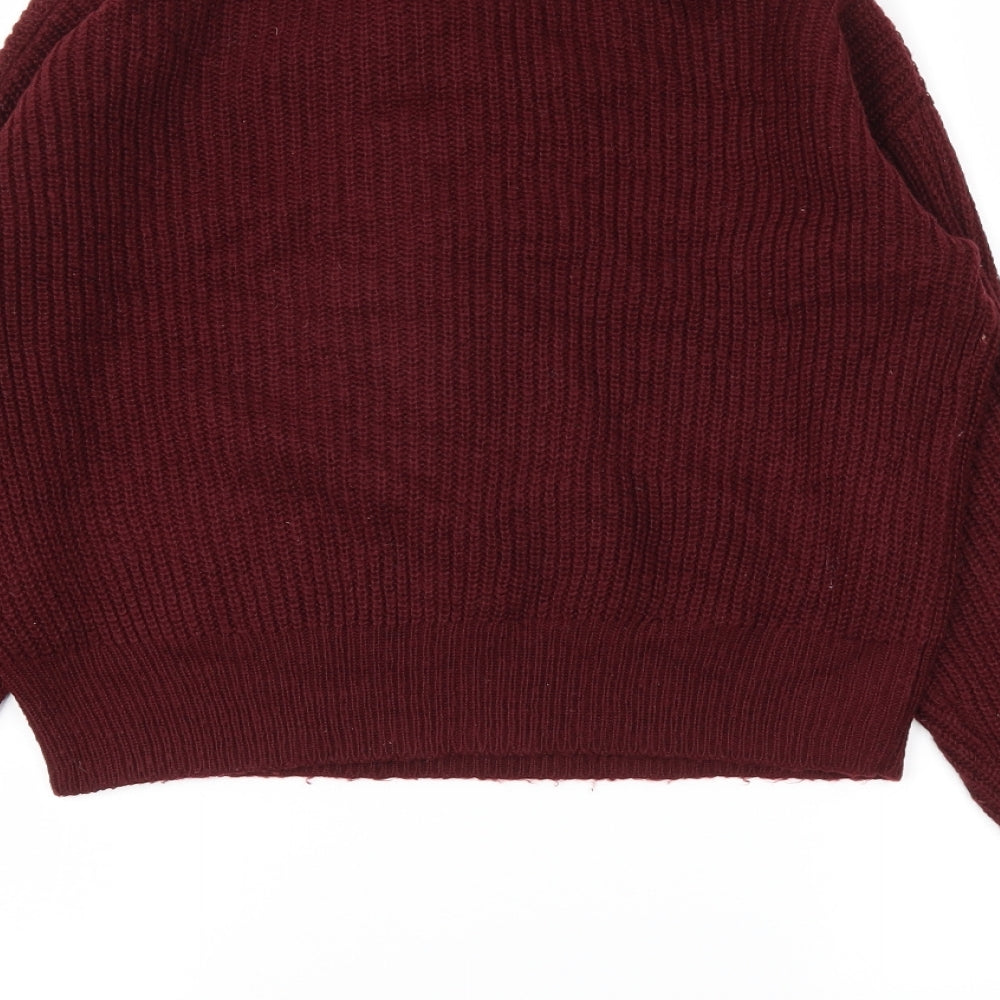 H&M Womens Purple Pullover Jumper Size XS