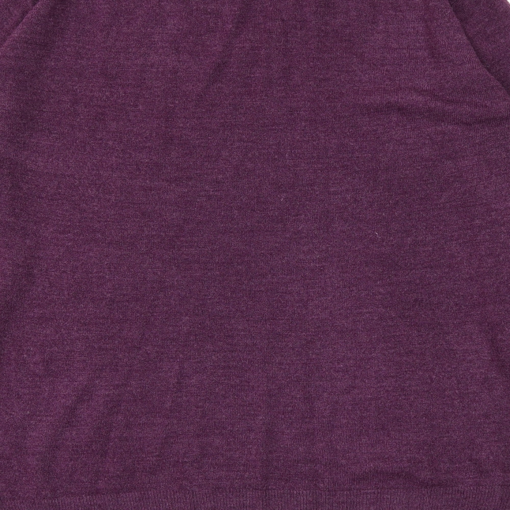 Easy Mens Purple Pullover Sweatshirt Size XL
